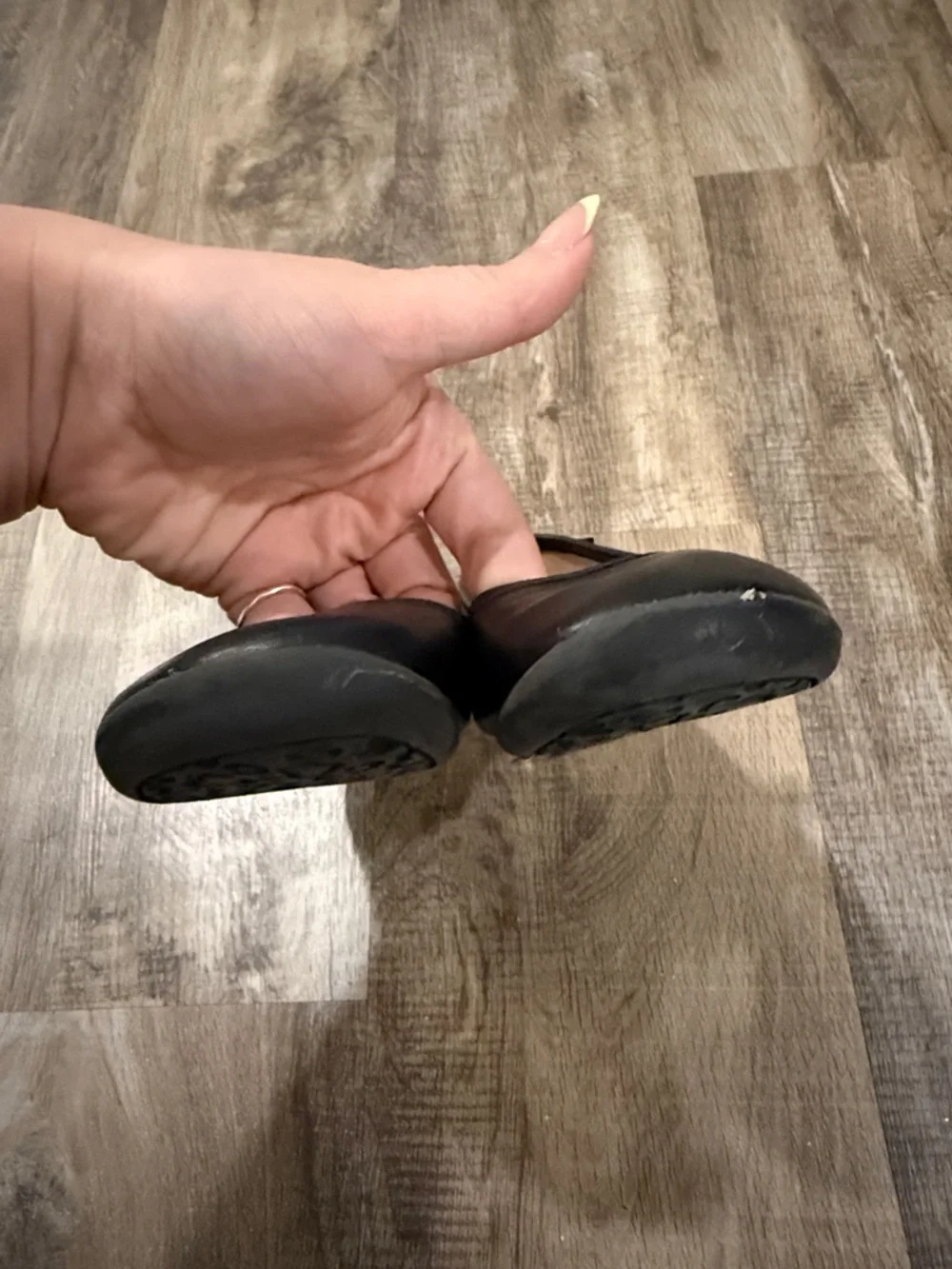 wonder nation Black Girls Dress Ballet Flats with Bow